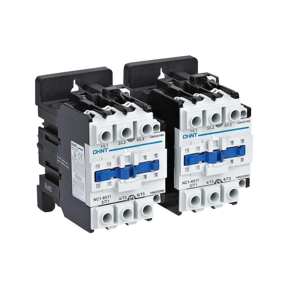 Contactor industrial 65A 3P 230V AC 1NC+1NO, Chint