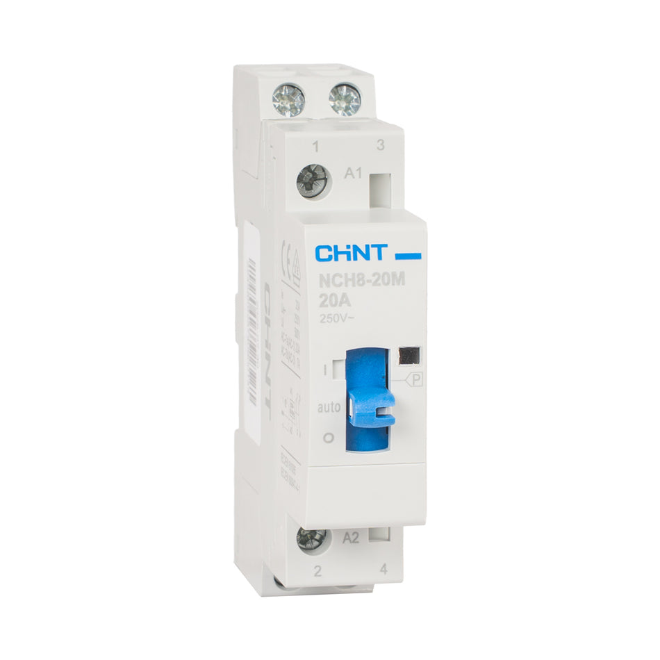 Contactor modular 20A 2NO, bobină 220-240V, Chint