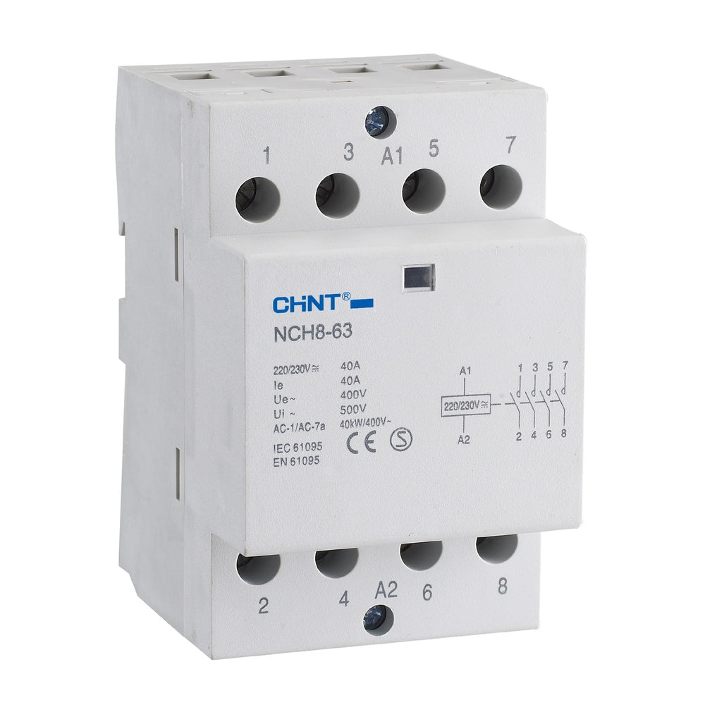 Contactor modular 63A 2NO 220/240V, Chint