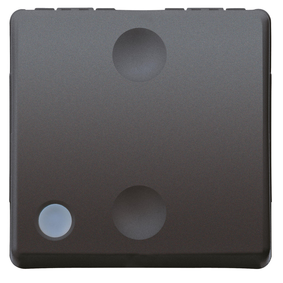 Întrerupător cap scară 2M 10A negru, gama System, GW21589