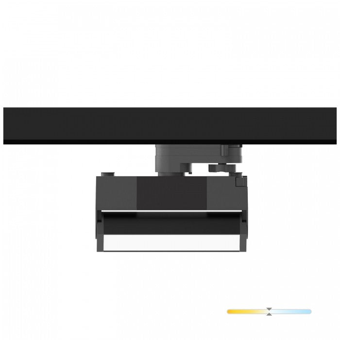 Spot liniar LED pe șină 12W 4000K negru NEXTRACK LINE, Kobi