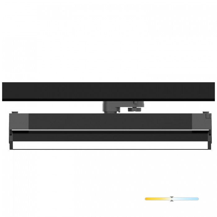 Spot liniar LED pe șină 36W 4000K negru NEXTRACK LINE, Kobi