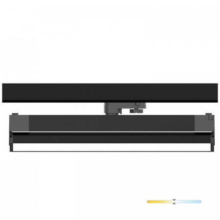 Spot liniar LED pe șină 36W 4000K negru NEXTRACK LINE, Kobi