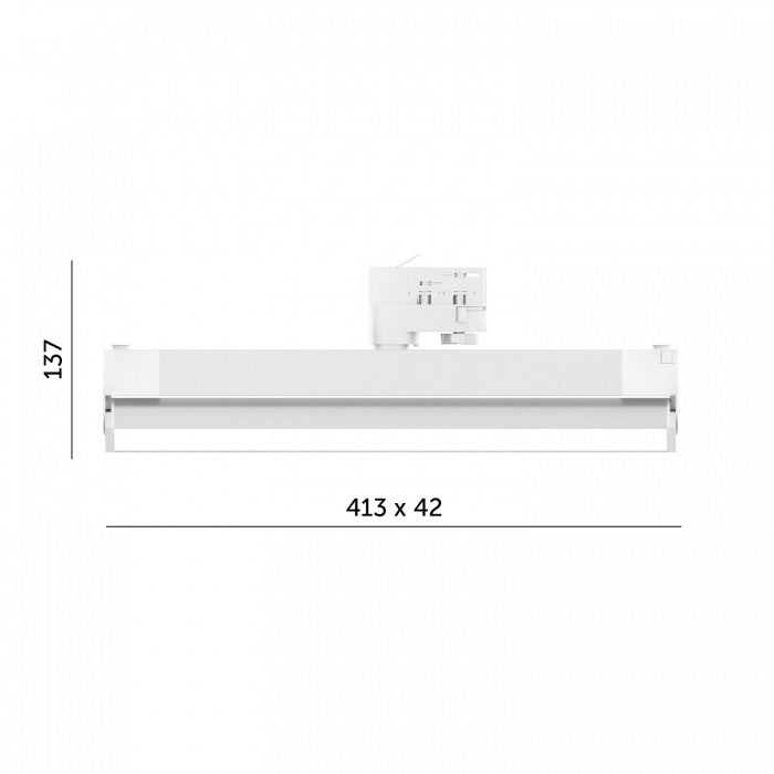 Spot liniar LED pe șină 36W 4000K alb NEXTRACK LINE, Kobi