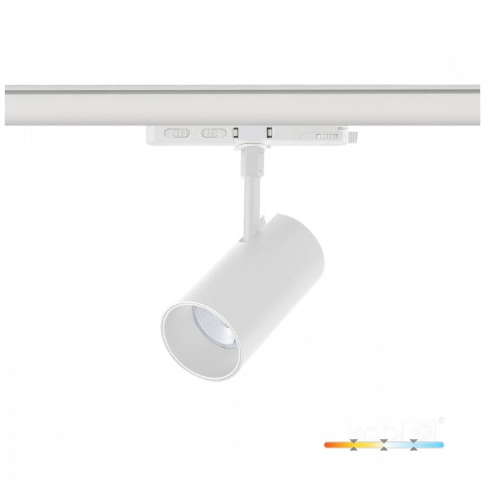 Spot LED pe șină 10W 3CCT 36° alb NEXTRACK CORE, Kobi