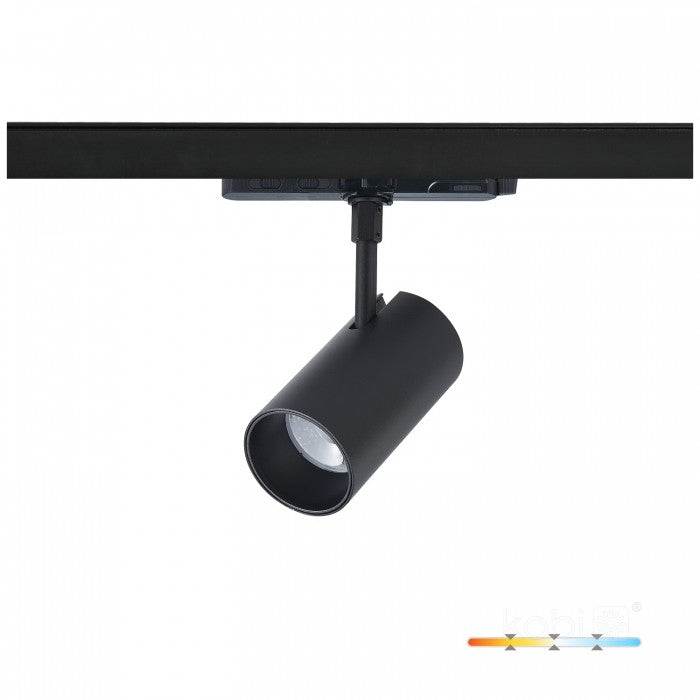 Spot LED pe șină 10W 3CCT 36° negru NEXTRACK CORE, Kobi