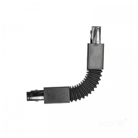 Conector flexibil pentru șină cu 3 circuite negru NEXTRACK, Kobi