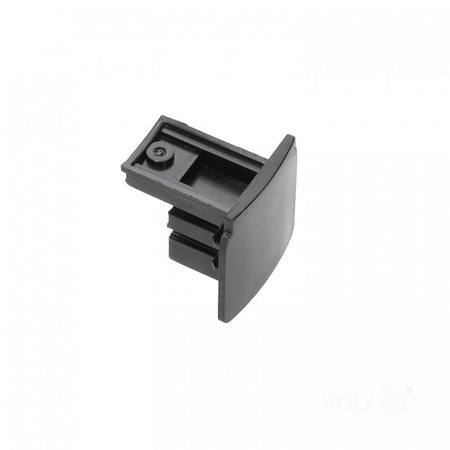 Capac de capăt pentru șină cu 3 circuite negru NEXTRACK, Kobi
