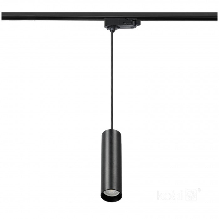 Spot suspendat pe șină 1xGU10 negru NEXTRACK S-LINE P, Kobi