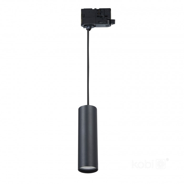 Spot suspendat pe șină 1xGU10 negru NEXTRACK S-LINE P, Kobi