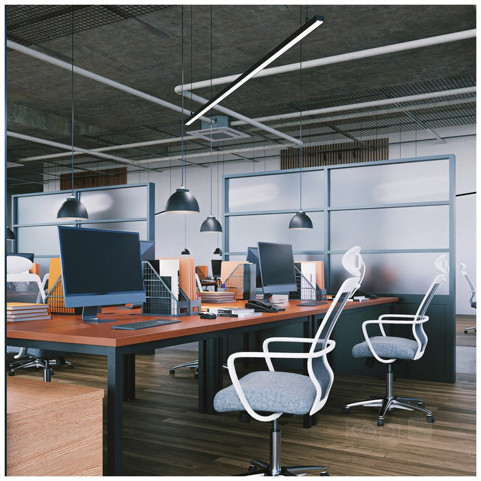 Corp LED liniar 40W 3CCT 120cm negru KOLINE GO, Kobi