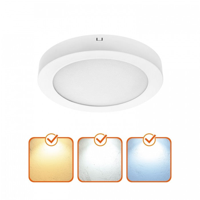 Spot LED 18W 3CCT SIGARO CIRCLE aplicat, Kobi
