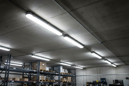 Corp iluminat LED etanș Solentis - context industrial