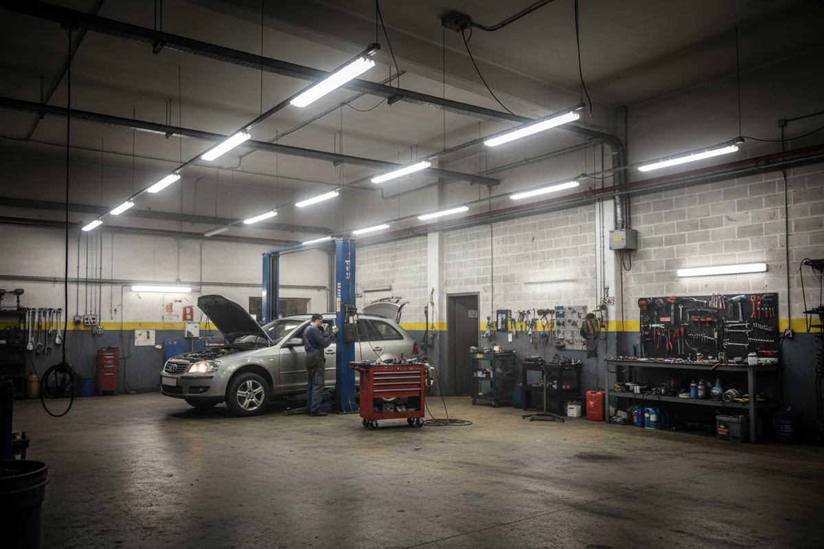 Corp iluminat LED etanș Solentis - service auto