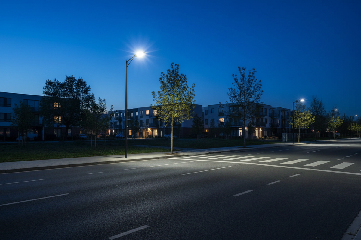 Corp iluminat stradal LED - context realist