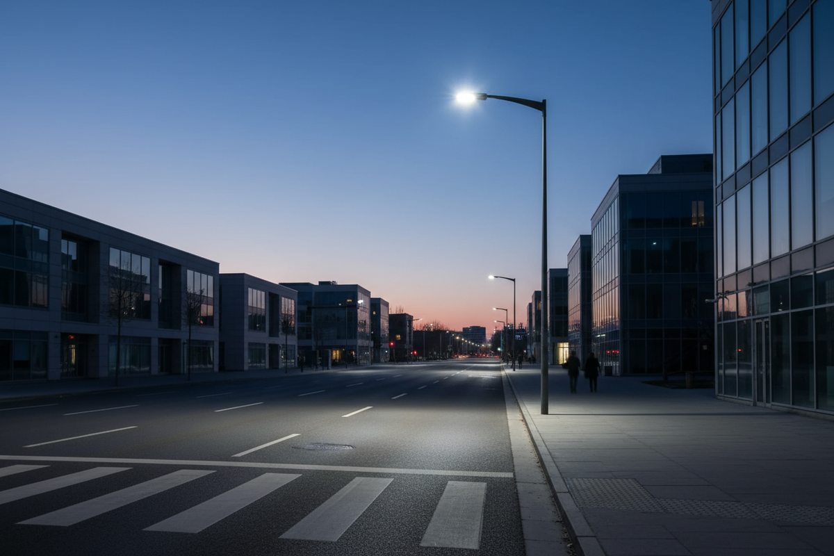 Corp iluminat stradal LED - context realist