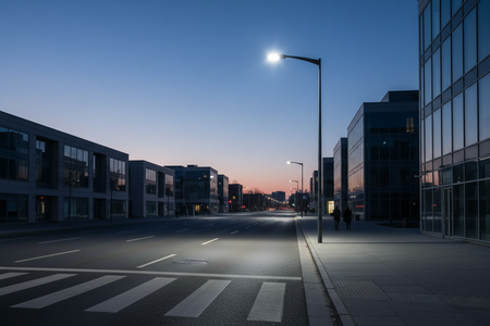 Corp iluminat stradal LED - context realist