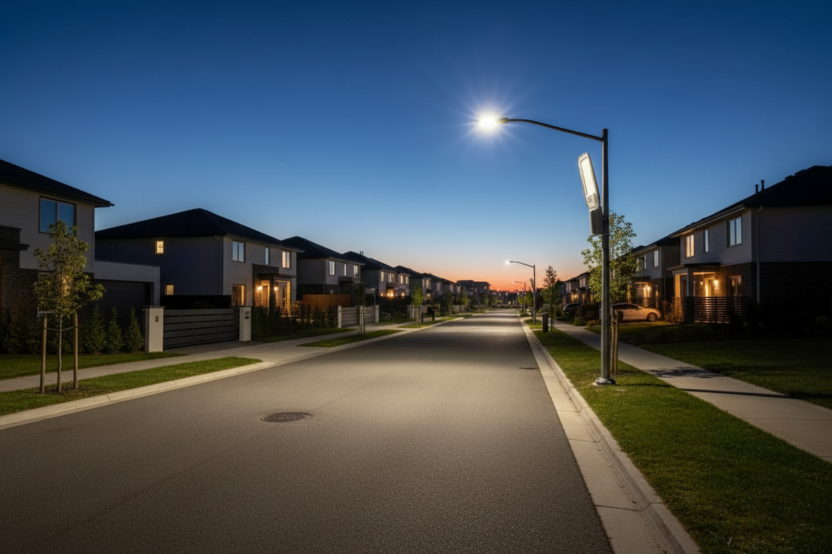 Corp iluminat stradal LED Novelite 30W - context stradal