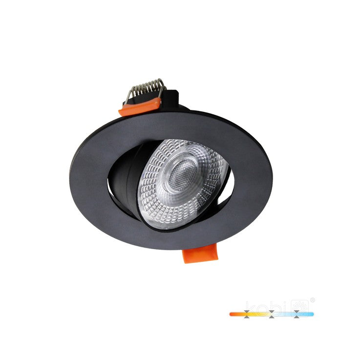 Spot LED încastrat BRINO 3W/5W/7W 3CCT negru, Kobi