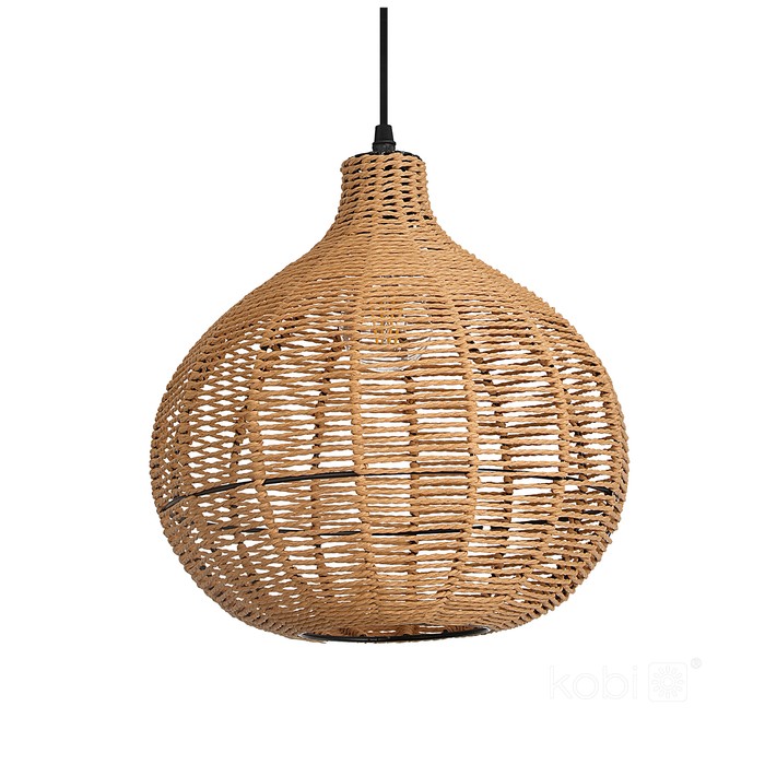 Lampă suspendată BOHO SILVON 1xE27, Kobi