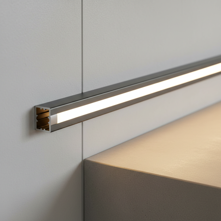 Bandă LED COB 24V alb cald 3000K cu lumină continuă fără puncte vizibile