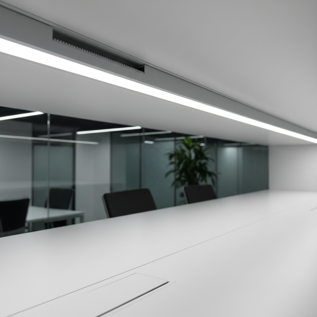 Bandă LED COB 24V alb rece 6400K cu lumină continuă fără puncte vizibile