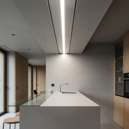 Bandă LED COB 24V alb neutru 4000K cu lumină continuă fără puncte vizibile