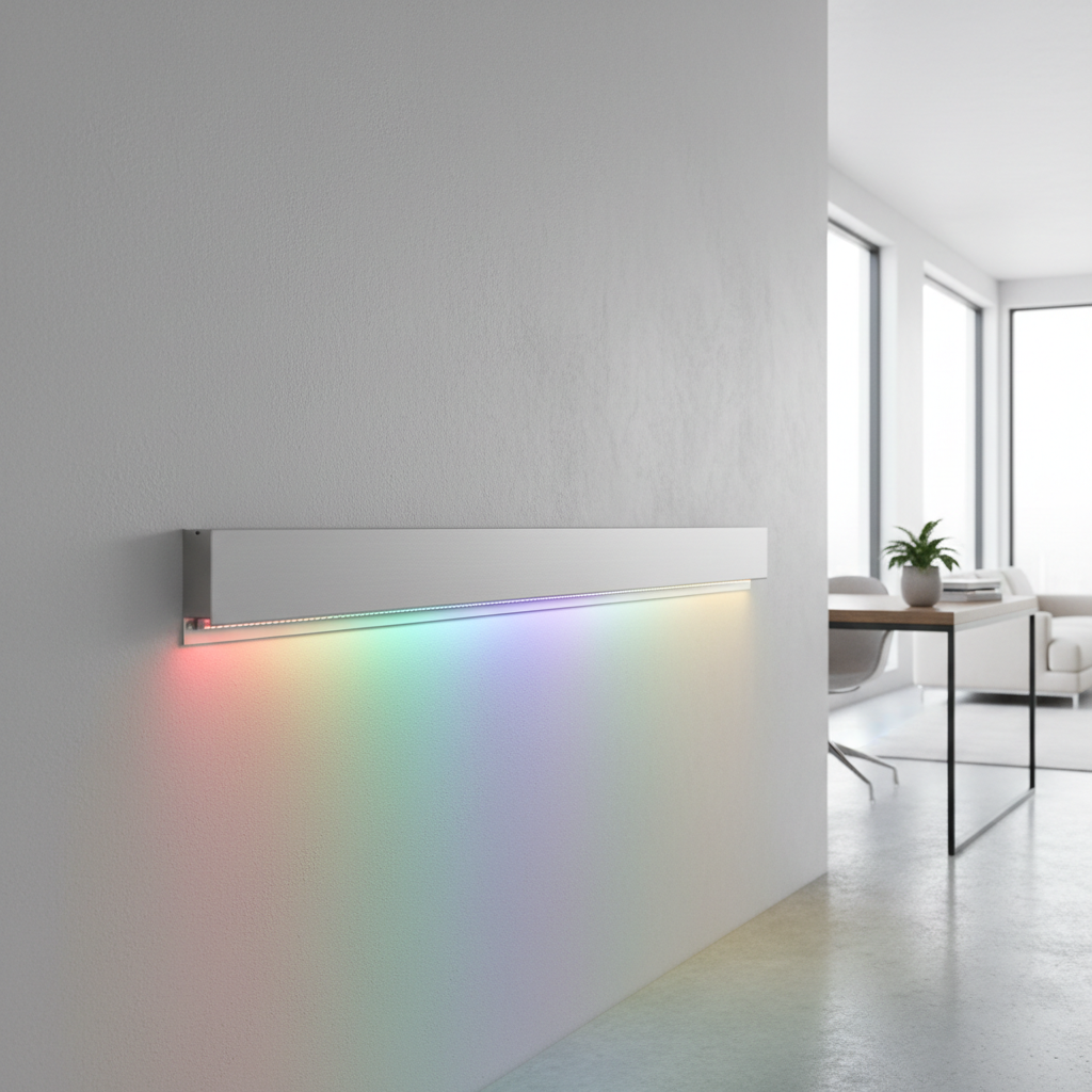Bandă LED RGBW 24V cu iluminat multicolor RGB și alb neutru 4000K