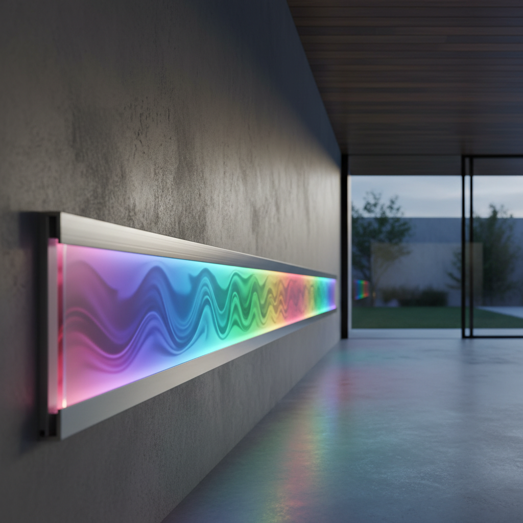 Bandă LED RGB 24V IP65 cu efecte multicolore pentru interior și exterior protejat