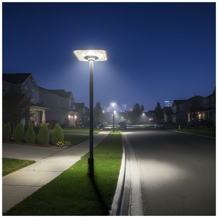 Corp de iluminat stradal solar LED SOLSUMI SQUARE 25W 3CCT IP54, Kobi