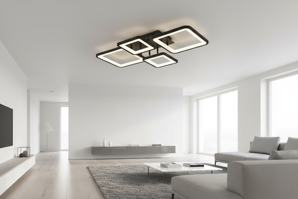 Plafonieră LED Ambient în context interior modern