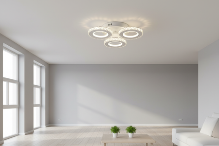 Plafonieră LED Myra în context interior modern